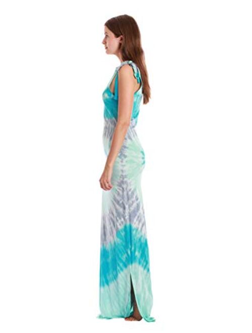 Riviera Sun Tie Dye Spaghetti Strap Maxi Dress