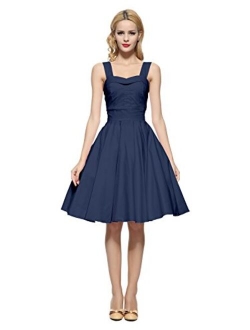 Maggie Tang 50s 60s Vintage Cocktail Retro Swing Rockabilly Full Circle Dress