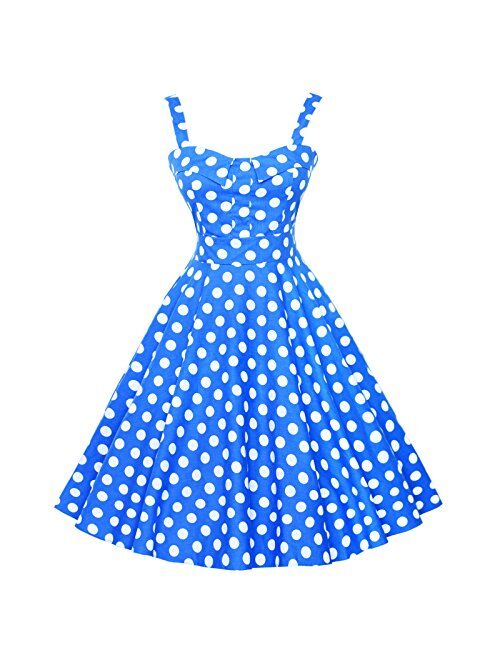 Maggie Tang 50s 60s Vintage Cocktail Retro Swing Rockabilly Full Circle Dress