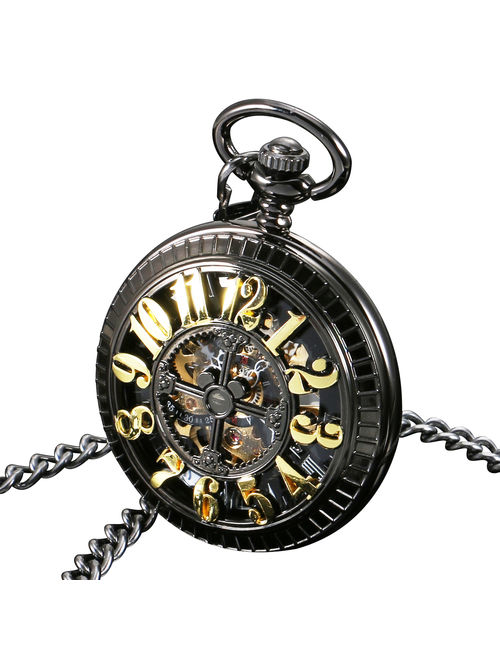 stainless steel pocket watch