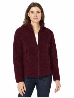 Women's Polar Fleece Lined Sherpa Full-Zip Jacket