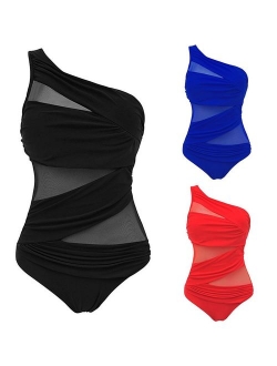 Women's One Piece Monokini Bikini Push-up Swimsuit Bathing Suit Swimwear