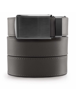 SlideBelts Men's Faux Leather Adjusablr Classic Belt - Custom Fit