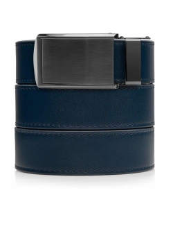 SlideBelts Men's Faux Leather Adjusablr Classic Belt - Custom Fit