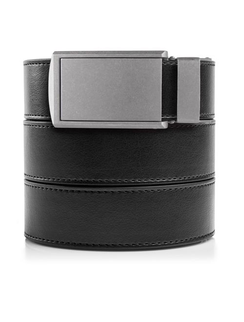 SlideBelts Men's Faux Leather Adjusablr Classic Belt - Custom Fit