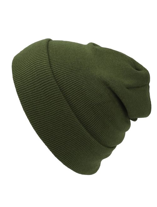 Cap911 2040USA Unisex Plain 12 inch Long Beanie - Many Colors