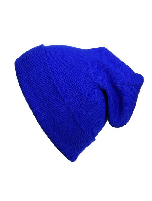 Cap911 2040USA Unisex Plain 12 inch Long Beanie - Many Colors