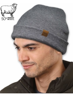 Winter Beanie Knit Hats for Men & Women - Warm & Soft Toboggan Cap