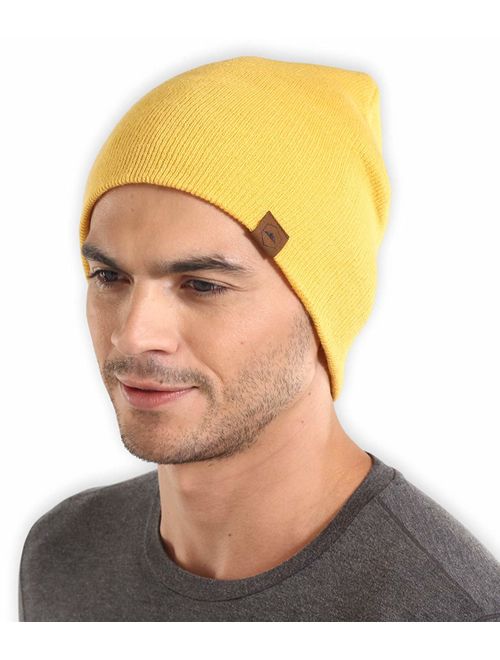 Winter Beanie Knit Hats for Men & Women - Warm & Soft Toboggan Cap