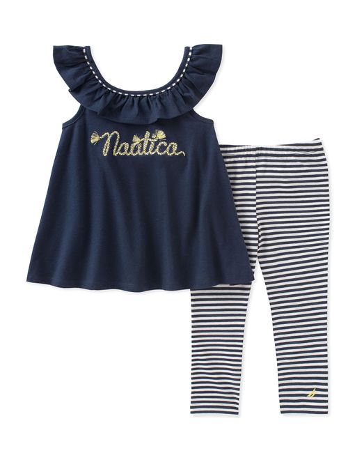 Nautica Baby Girls' Leggings Set