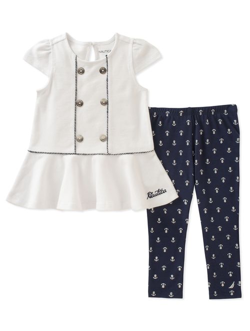 Nautica Baby Girls' Leggings Set