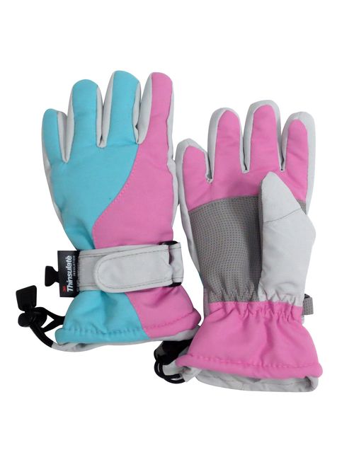 Lullaby Kids Cotton Kid's Windproof Waterproof Snow Ski Gloves