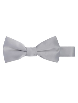 Boy's Kids Pretied Banded Adjustable Solid Color Bowtie