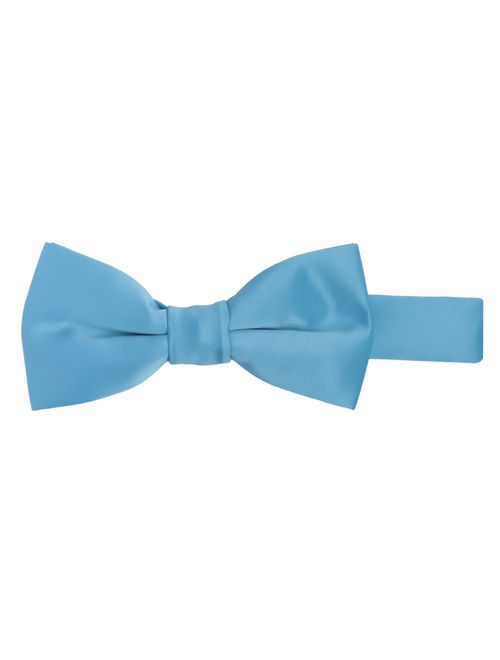 Jacob Alexander Boy's Kids Pretied Banded Adjustable Solid Color Bowtie