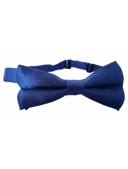 Adjustable Boys Bow Tie Solid Pre Tied for Wedding Party Dress up