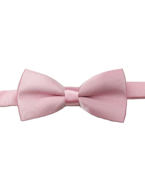 Adjustable Boys Bow Tie Solid Pre Tied for Wedding Party Dress up