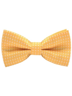 Carahere Pre-Tied Little Boy's Polka Dot Bow Ties Toddler Bow Ties For Kids M012