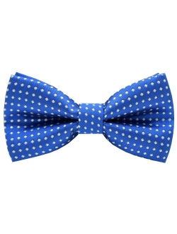 Carahere Pre-Tied Little Boy's Polka Dot Bow Ties Toddler Bow Ties For Kids M012