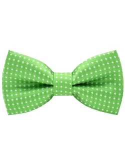 Carahere Pre-Tied Little Boy's Polka Dot Bow Ties Toddler Bow Ties For Kids M012