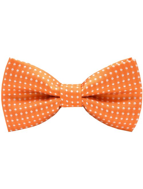 Carahere Pre-Tied Little Boy's Polka Dot Bow Ties Toddler Bow Ties For Kids M012