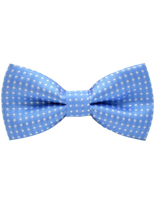 Carahere Pre-Tied Little Boy's Polka Dot Bow Ties Toddler Bow Ties For Kids M012