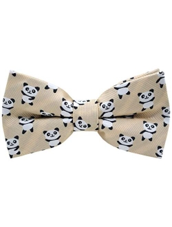 Carahere Little Boy's Handmade Pre-Tied Patterned Bow Ties For Kids