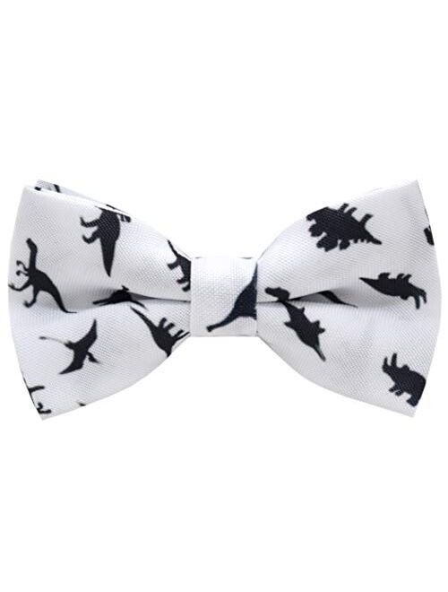 Carahere Little Boy's Handmade Pre-Tied Patterned Bow Ties For Kids