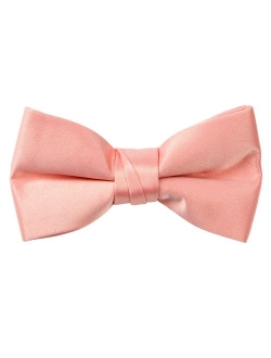 Boys' Pre-tied Banded Satin Bow Tie, Optional Gift Box