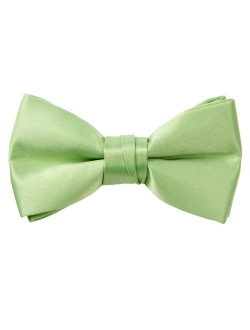 Boys' Pre-tied Banded Satin Bow Tie, Optional Gift Box