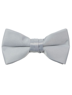 Boys' Pre-tied Banded Satin Bow Tie, Optional Gift Box