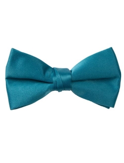 Boys' Pre-tied Banded Satin Bow Tie, Optional Gift Box