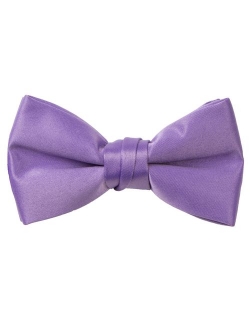 Boys' Pre-tied Banded Satin Bow Tie, Optional Gift Box