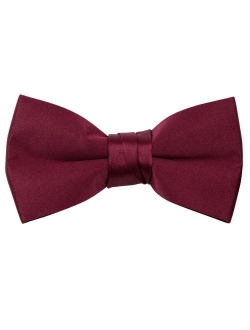 Boys' Pre-tied Banded Satin Bow Tie, Optional Gift Box