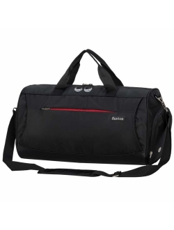 Kuston Sports Gym Bag with Shoes Compartment Travel Duffel Bag for Men and Women