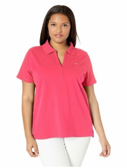 Women's Short Sleeve Johnny Collar Polo