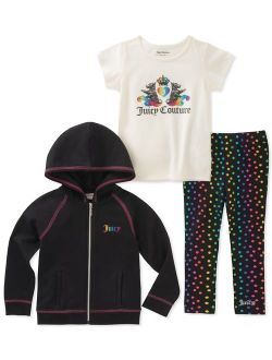 Girls' 3 Pieces Jacket Set