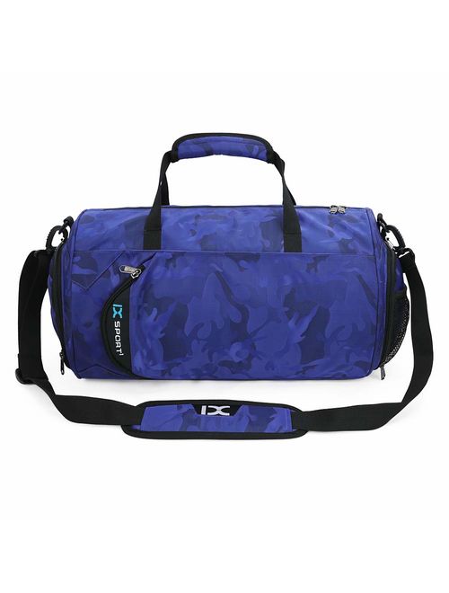 INOXTO Fitness Sport Small Gym Bag with Shoes Compartment Waterproof Travel Duffel Bag for Women and Men