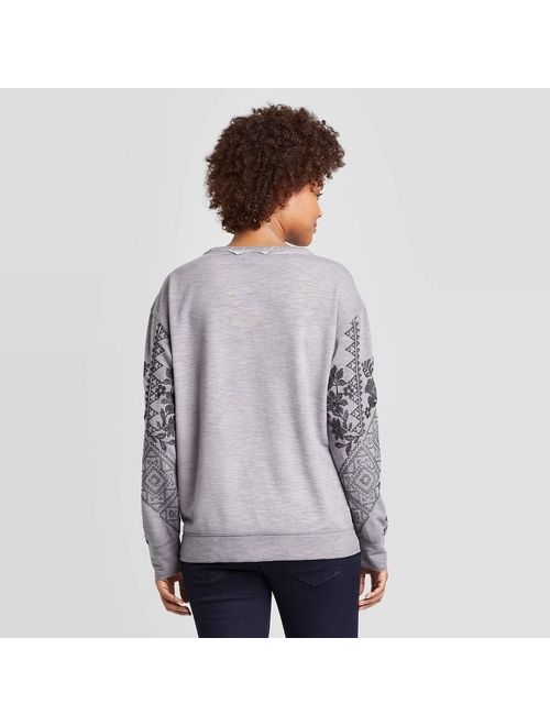 Women's Crewneck Sweatshirt - Knox Rose Gray