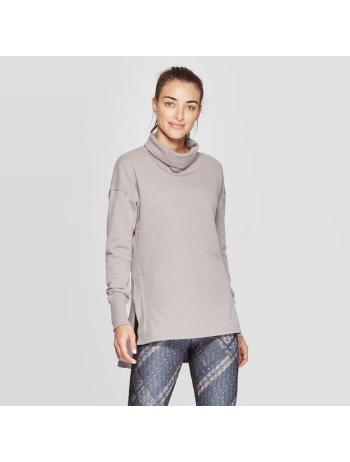 french terry tunic sweatshirt