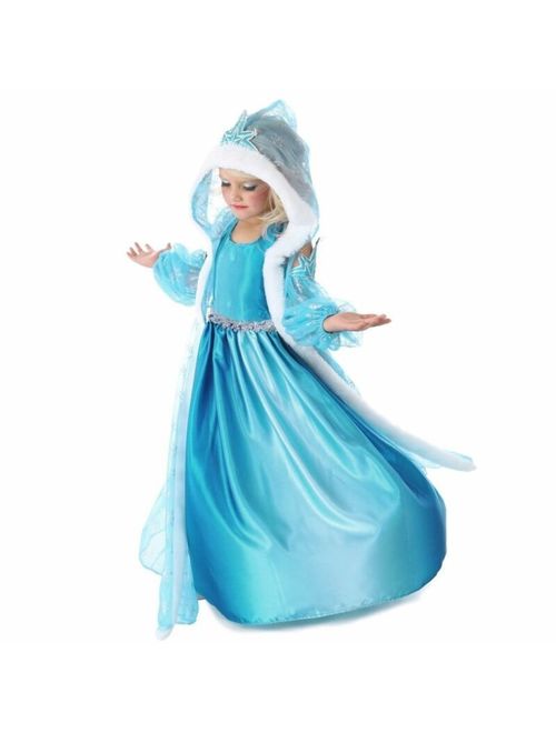 Girls Kids Anna Elsa Dress Princess 4 Piece Set Costume Cosplay Dress Up K6