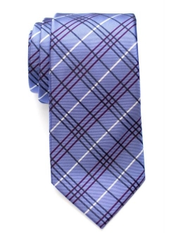 Retreez Tartan Plaid Check Styles Woven Microfiber Men's Tie Necktie - 10 Colors