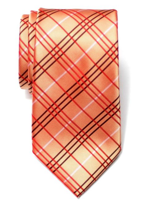 Retreez Tartan Plaid Check Styles Woven Microfiber Men's Tie Necktie - 10 Colors