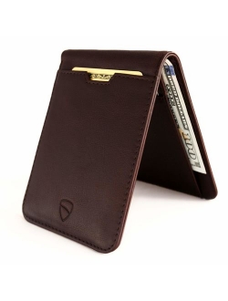 Vaultskin MANHATTAN Slim Bifold Wallet with RFID Protection for Cards and Cash