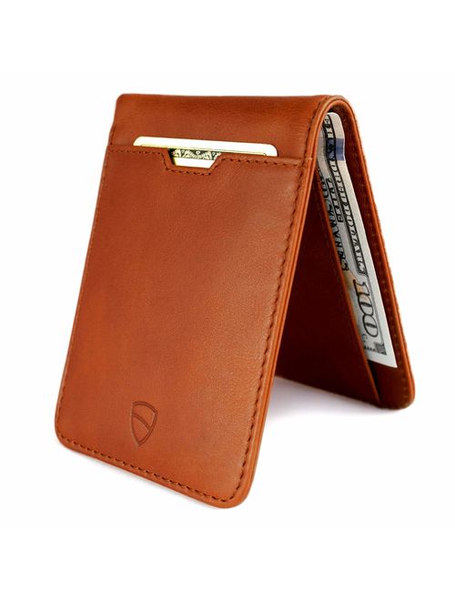 Vaultskin MANHATTAN Slim Bifold Wallet with RFID Protection for Cards and Cash