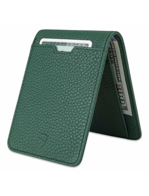 Vaultskin MANHATTAN Slim Bifold Wallet with RFID Protection for Cards and Cash