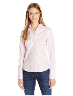 Women's Long Sleeve Wrinkle Free Non-Iron Shirt