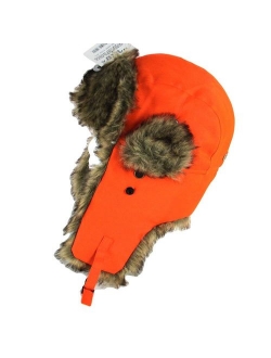 Dakota Dan Trooper Ear Flap Cap w/Faux Fur Lining Hat