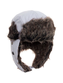 Dakota Dan Trooper Ear Flap Cap w/Faux Fur Lining Hat