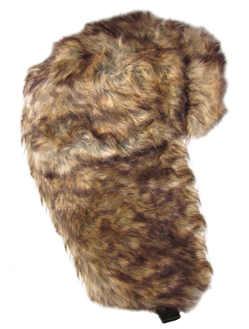 Dakota Dan Trooper Ear Flap Cap w/Faux Fur Lining Hat