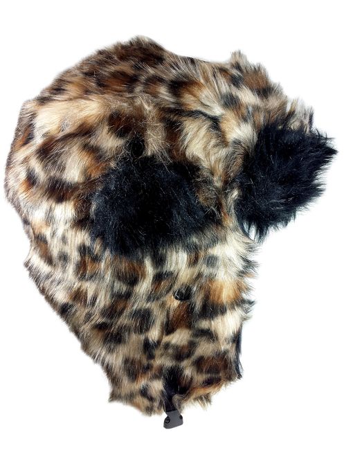 Dakota Dan Trooper Ear Flap Cap w/Faux Fur Lining Hat